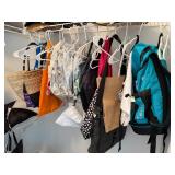 tons of purses and bags