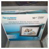 Pandigital Panimage 10.1" LED-backlit digital photo frame with a black finish
