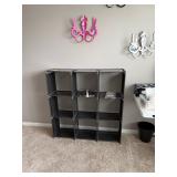 9-cube storage organizer shelf.