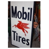 4 X 2 MOBIL OIL TIRE SIGN