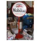 MOBIL OIL LOLLIPOP SIGN