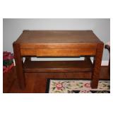 VINTAGE LIBRARY TABLE