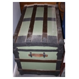 FLAT TOP ANTIQUE TRUNK