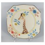 LOT 8 NEW IN BOX NATURE TABLE BY LOU ROTA GIRAFFE PLATE