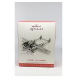 LOT 46 HALLMARK KEEPSAKE LOCKHEED P-38 LIGHTNING PLANE SKY
