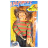 39 VINTAGE 1989 A NIGHTMARE ON ELM STREET TALKING FREDDY KRUEGER DOLL IN BOX