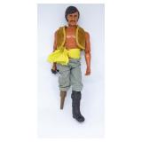 2 VINTAGE 1973 LESNEY FIGHTING FURIES CAPTAIN PEG LEG ACTION FIGURE