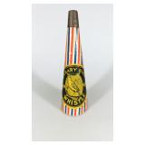 28 ANTIQUE 1918 STRAUSS MFG CARDBOARD CANARY BIRD WHISTLE