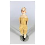 33 ANTIQUE GERMANY #389 BISQUE DOLL WITH CANVAS CLOTH BODY