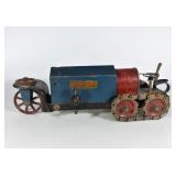 39 ANTIQUE STRUCTO YUBA CATEPILLAR CRAWLER TRACTOR KEY WIND UP TOY