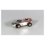 76 VINTAGE AURORA THUNDERJET T-JET CHROME INDY #1 RACE CAR SLOT CAR