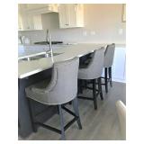 Counter height chairs.