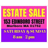 Estate Sale Marlboro MA