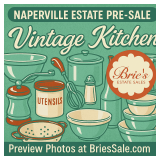 Join us at our Whatnot live sale for Vintage Kitchen Part 2 on Wednesday August 27 at 6:30!