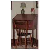 Antique Slant Top Scribe’s/School Master Desk. Top is hinged to tilt forward to create an open des Antique Slant Top Scribe’s/School Master Desk. Top is hinged to tilt forward to create an open des