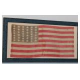 RARE 1890 “42 Star Flag”  - For 243 days, the United States had 42 states, but just one day before W