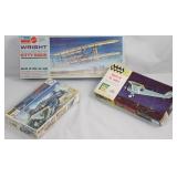 Monogram by Mattel #6824 Wright Brothers Kitty Hawk, Fujimi Japan #FC-11-50 F4U -5N Corsair. Monogram by Mattel #6824 Wright Brothers Kitty Hawk, Fujimi Japan #FC-11-50 F4U -5N Corsair.