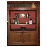 American Antique Very Large 4-Door Cupboard. Wood Peg & Mortise and Tenon jointed Doors.  (Doors we’