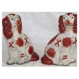 Reproduction Staffordshire Style Spaniel Dog Figurine Reproduction Staffordshire Style Spaniel Dog Figurine