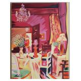 Authentic Hand Painted Canvas Artwork Signed by Artist (29”W x 40”H)