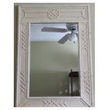 Hekman Furniture Co. Lexington NC :  White Wicker Console Table (46”W x 15”D x 32”H) 