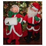 Anna Lee Large Mr & Mrs Santa Set (32”H)