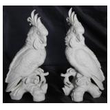 Andrea by Sadek Porcelain Bisque Cockatoo (12”H) 