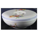 Universal Pottery Depression Era “Zinnias” #UNI115 Covered Vegetable w/Lid