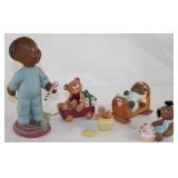 June Somerfield Figurine Collection:  “Rumpkin & Teddy” #184624 c.1996