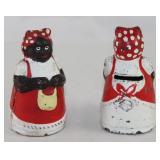 Antique 1930’s Cast Iron Miniature Aunt Jemima Bank (2 ea,) 
