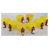 F & F Mold and Die Works Vintage Aunt Jemima And Uncle Mose Sugar and Creamer Set with Lids ( 2 sets