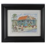 “ Rum Shop on Bridge Road ”  Barbados 8x10 Framed Print by Jim Walker