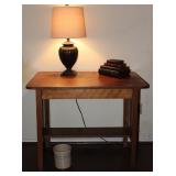 Antique Mission Oak LibraryTable/Desk  (29.5”H x 36”W x 24”D).  Also so Shown with Urn Style Table L