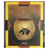 Zapotec Art a 2013 Original  Oil on Canvas by Betty Bennett (16 x 20)