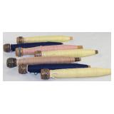 Wooden Spindles Complete with Thread