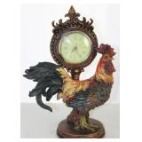 Richard Ward Winchester Rooster Figural w/Quartz Clock (12”H x 8 1/2”W)