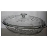 Princess House “Fantasia” Oval 3 qt. Covered Casserole