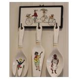 Barbados Ceramic 4 Piece Ceramic Serving Utensils