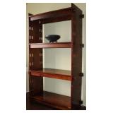 Mid-Century Adjustable  4- Shelf  ‘Break-Down’  Etagere (35”W x 16”D x 66.5”H)