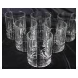 Cut Crystal Old Fashion Tumblers (Set 6)