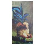 Signed by Artist “Rooster” Giclee’ on Canvas (13 3/4” x 30”)