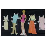 Vintage Paper Dolls Made in USA with Clothes:  "Mom"