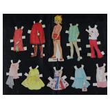 Vintage Paper Dolls Made in USA with Clothes:  "Pepper"