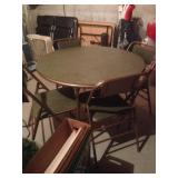 Folding Card Table & Chairs