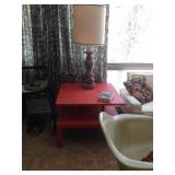 painted mahogany table