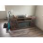 Charming townhouse: kitchen items, washer/dryer, new mattresses, fireplace TV stand, books and more