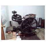 Vintage Home With Antique Printing Press!