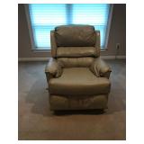 Leather recliner 