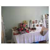 DICKENS VILLAGE, HOLIDAY GOODS, BOLTS OF FBRIC