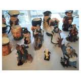 ENGLISH TOBY JUGS & ROYAL DOULTON FIGURINES
